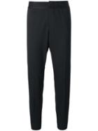 Dsquared2 Embroidered Waistband Trousers, Women's, Size: 38, Black, Virgin Wool/spandex/elastane/polyester