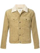 Kent & Curwen Furry Collar Short Jacket - Neutrals