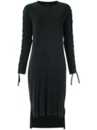 Uma Raquel Davidowicz - Midi Dress - Women - Polyester/spandex/elastane/viscose - G, Black, Polyester/spandex/elastane/viscose