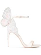 Sophia Webster Embroidered Butterfly Detail Sandals - Pink