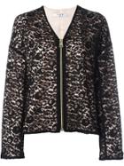 Lanvin Floral Lace Jacket - Black