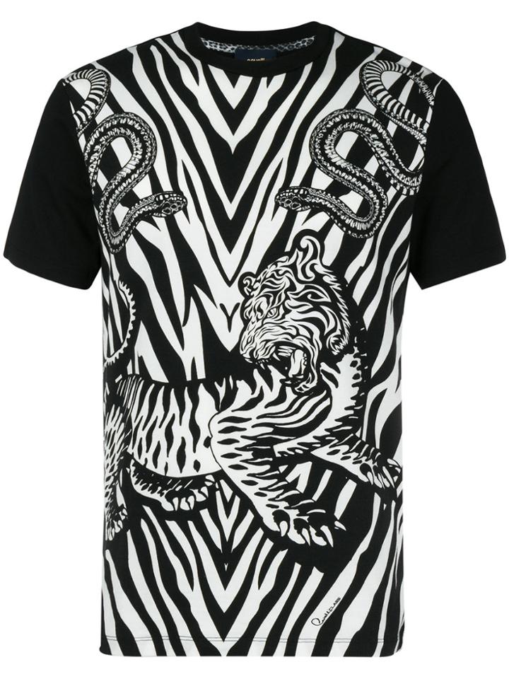 Cavalli Class Printed T-shirt - Black
