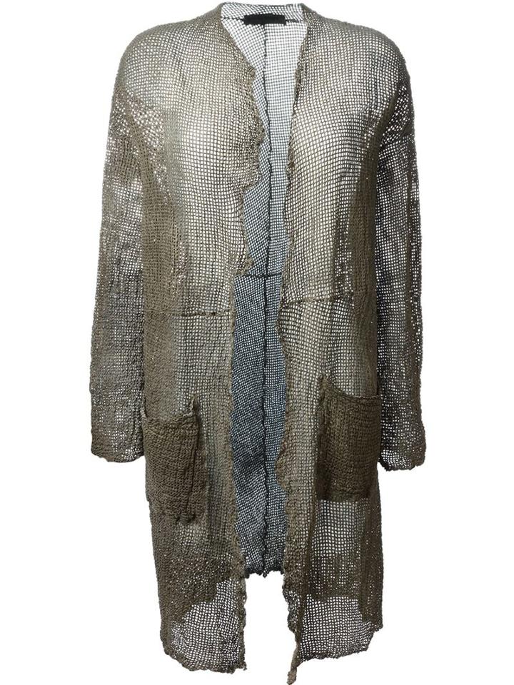 Salvatore Santoro Perforated Midi Coat
