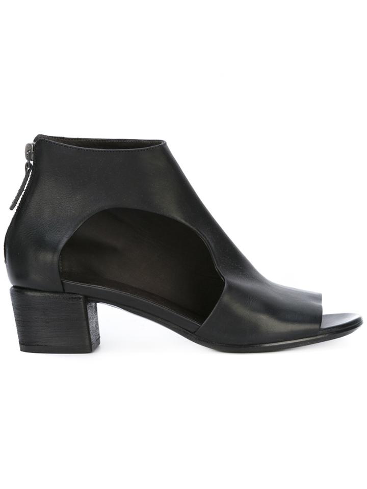 Marsèll Cut Out Ankle Boots - Black