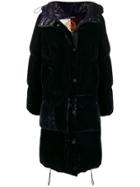 Hilfiger Collection Hcw Crest Long Down Coat - Blue