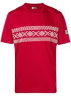 Z Zegna Cable Print T-shirt - Red