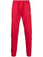 Kappa Omini Logo Band Track Pants - Red
