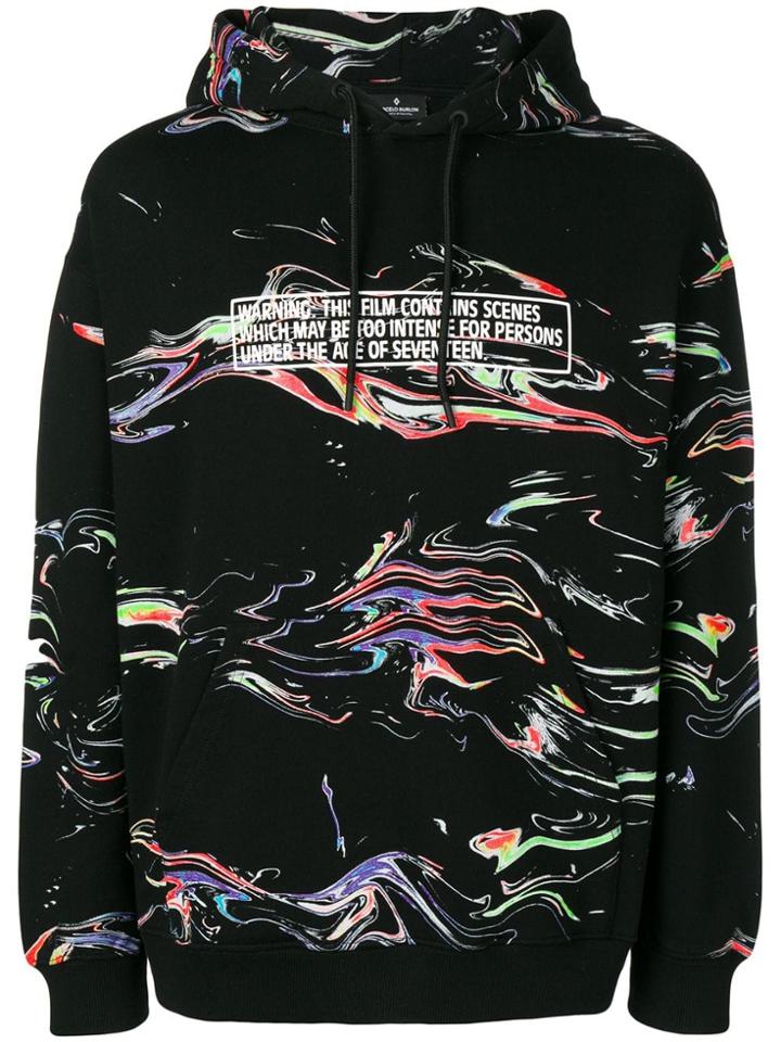 Marcelo Burlon County Of Milan All Over Lights Print Hoodie - Black
