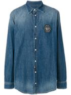 Philipp Plein Eisuche Denim Shirt - Blue