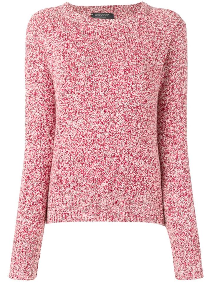 Aragona Cashmere Melange Sweater - Red