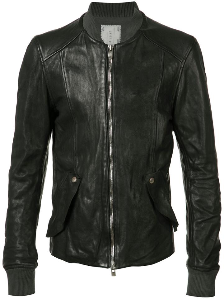 Guidi Bomber Jacket - Black