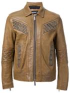Dsquared2 Studded Leather Jacket