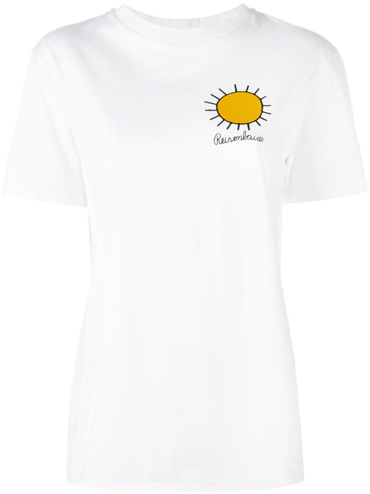 Christopher Kane Embroidered Sun T-shirt - White