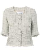 Chanel Vintage Shortsleeved Tweed Jacket - Nude & Neutrals