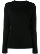 Proenza Schouler Round Neck Jumper, Women's, Size: Xs, Black, Cotton/nylon/wool