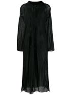 Jean Paul Gaultier Vintage Sheer Kaftan Dress - Black