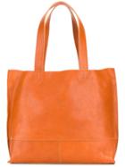 Il Bisonte Logo Embossed Tote - Brown