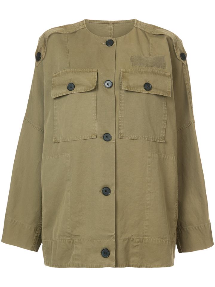 Raquel Allegra Military Jacket - Green
