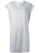 Mm6 Maison Margiela T-shirt Dress, Women's, Size: Xs, Grey, Cotton
