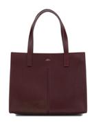 A.p.c. Logo Stamp Tote Bag - Red