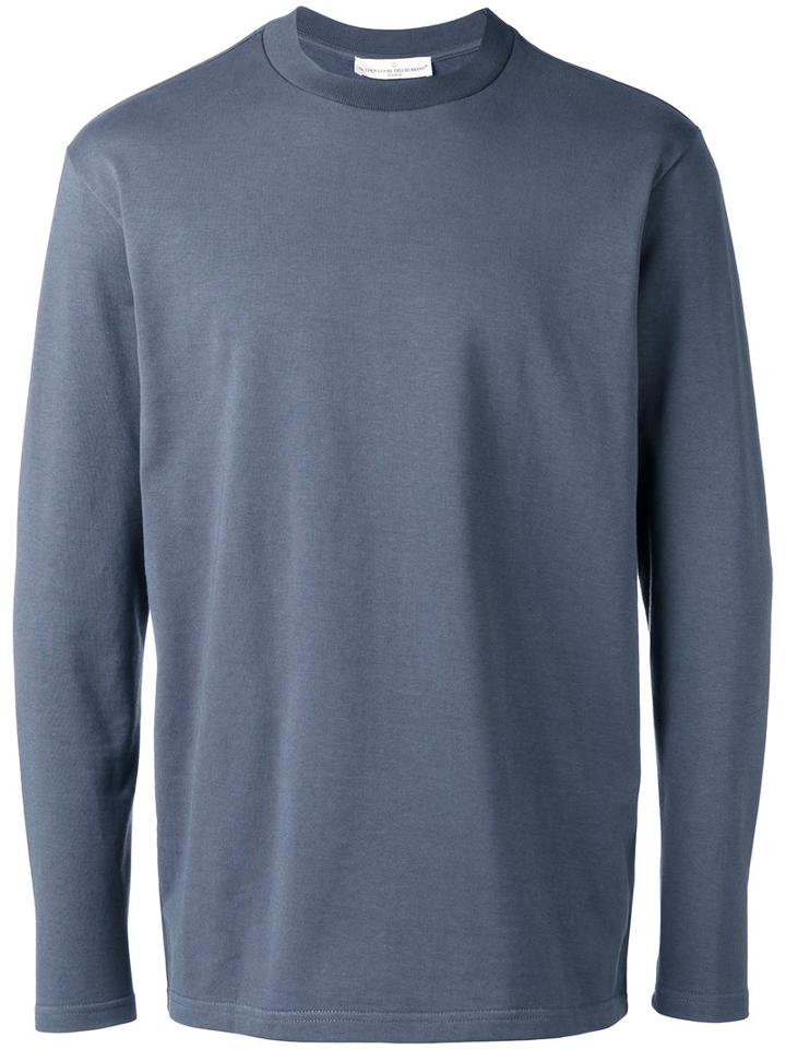 Golden Goose Deluxe Brand Roundneck Golden Sweatshirt, Men's, Size: Small, Blue, Cotton