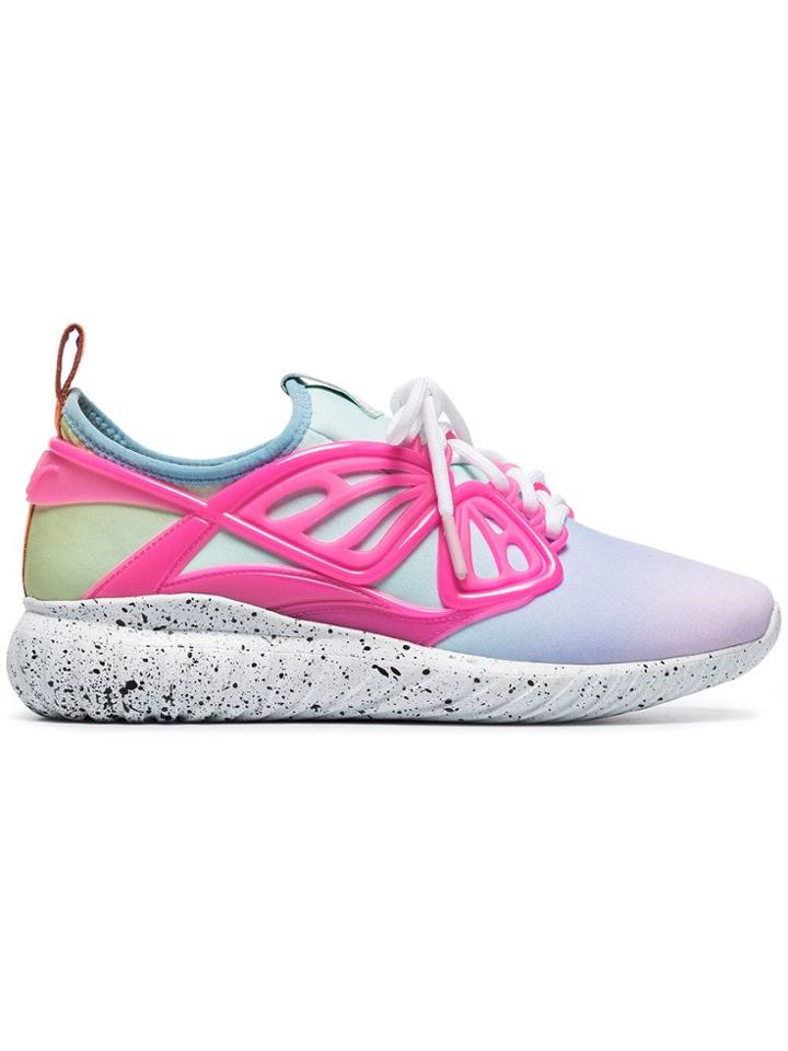 Sophia Webster Multicoloured Fly Bi Butterfly Leather Sneakers