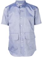 Comme Des Garçons Shirt Boys Exaggerated Front Pocket Shirt - Blue