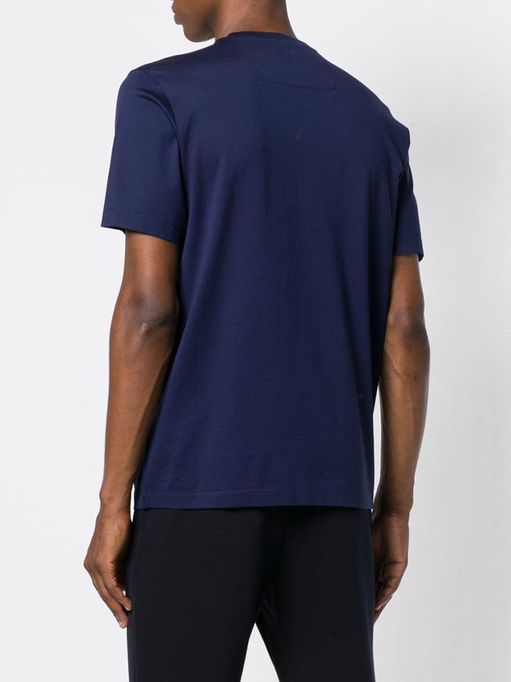 Z Zegna Logo T-shirt - Blue
