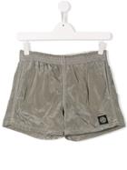 Stone Island Junior Teen Casual Shorts - Grey