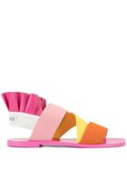 Emilio Pucci Colour-block City Sandals - Pink