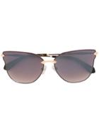 Balmain Bl 2515 Cat Eye Sunglasses - Brown