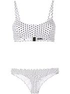 Lisa Marie Fernandez Genevieve Polka Dot Bikini - White