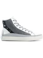 Crime London Euphoria Stars Sneakers - Metallic