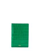 Mulberry Crocodile Effect Passport Cover - Green