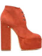 Laurence Dacade Platform Ankle Boots - Yellow & Orange