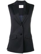 Dorothee Schumacher Classic Fitted Waistcoat - Blue