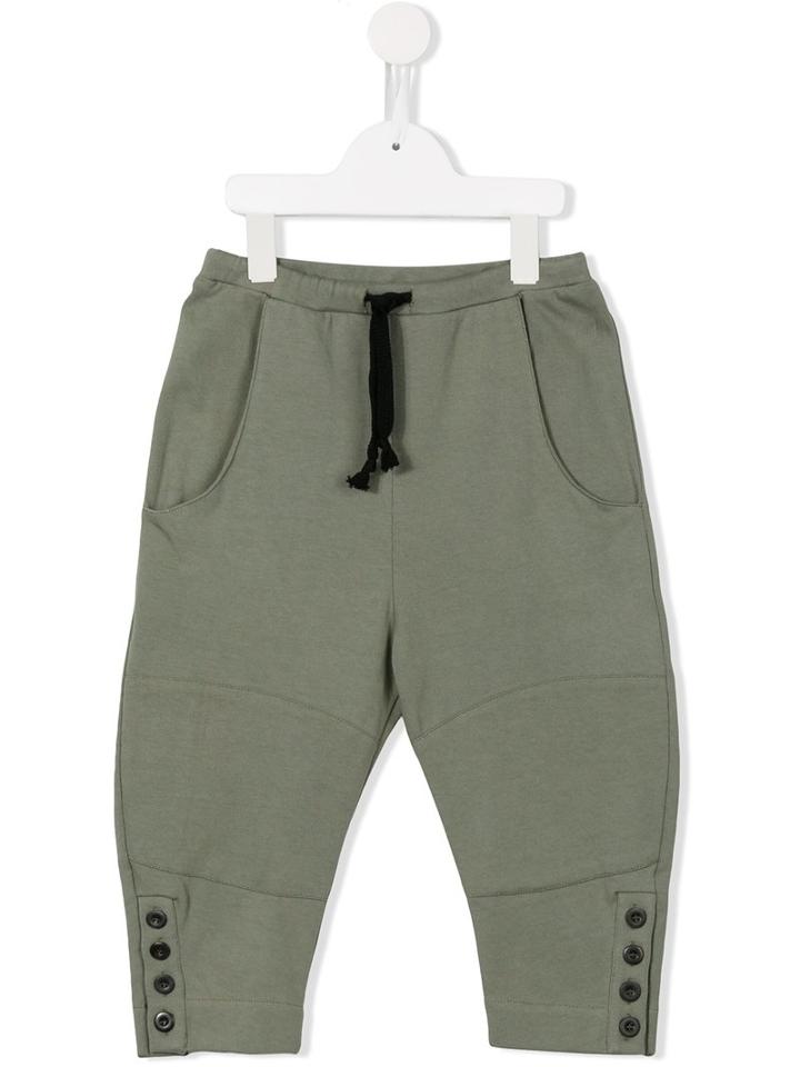 Lost And Found Kids Buttoned Pants, Boy's, Size: 6 Yrs, Green