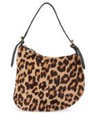 Fendi Vintage Zucca Leopard Hand Bag - Brown