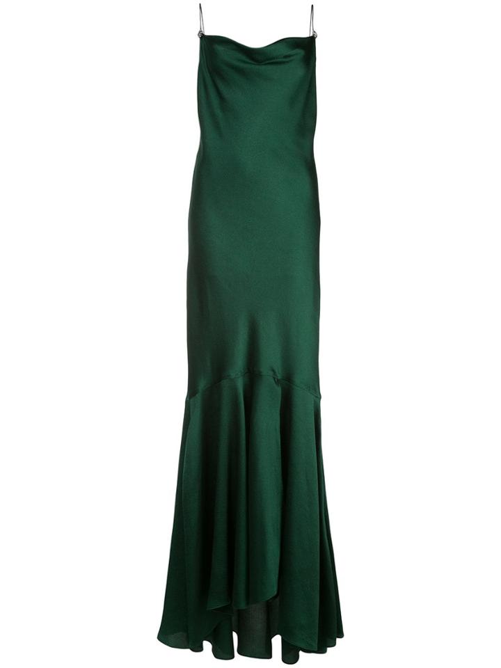 Sachin & Babi Mermaid Evening Gown - Green