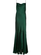 Sachin & Babi Mermaid Evening Gown - Green