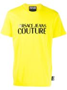Versace Jeans Couture Logo Print T-shirt - Yellow