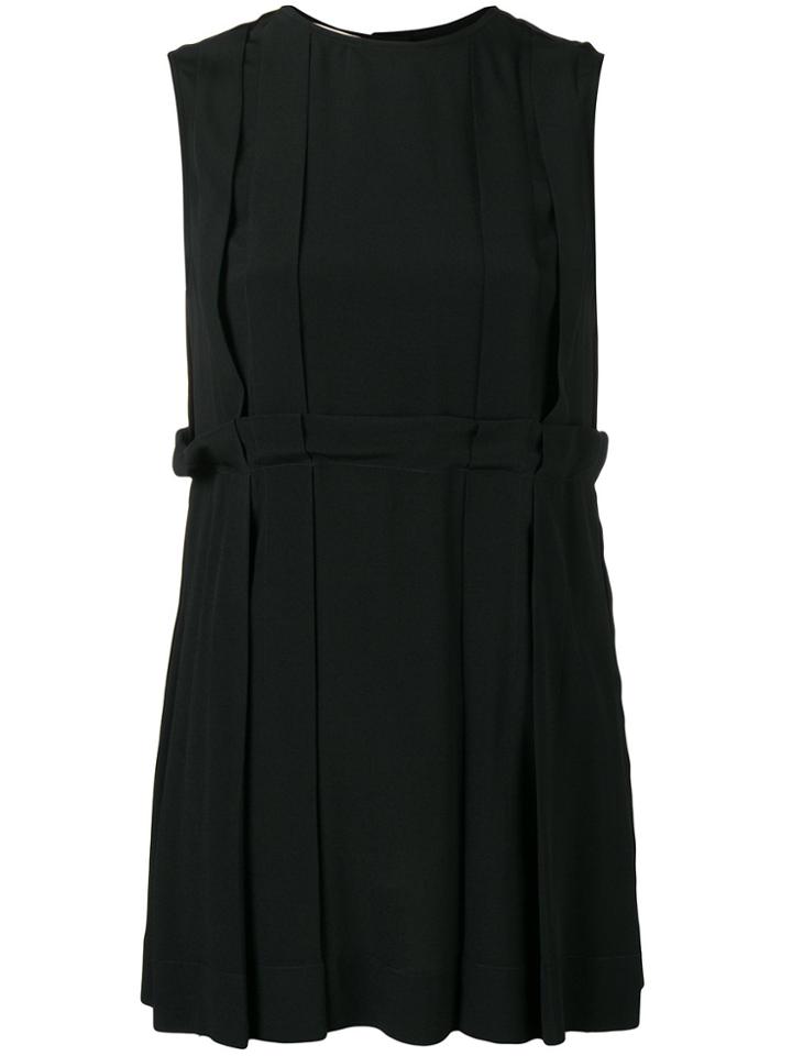 Marni Pleated Hem Tank Top - Black