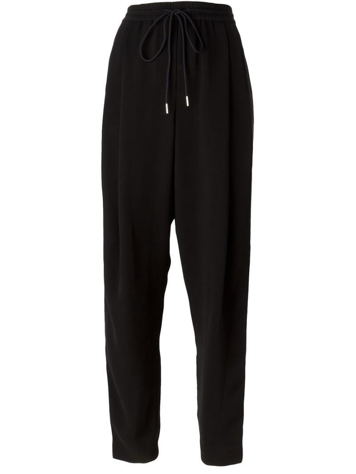 Mcq Alexander Mcqueen Applique Stripe Slim Trousers
