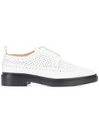 Thom Browne Perforated Allover Brogues - White