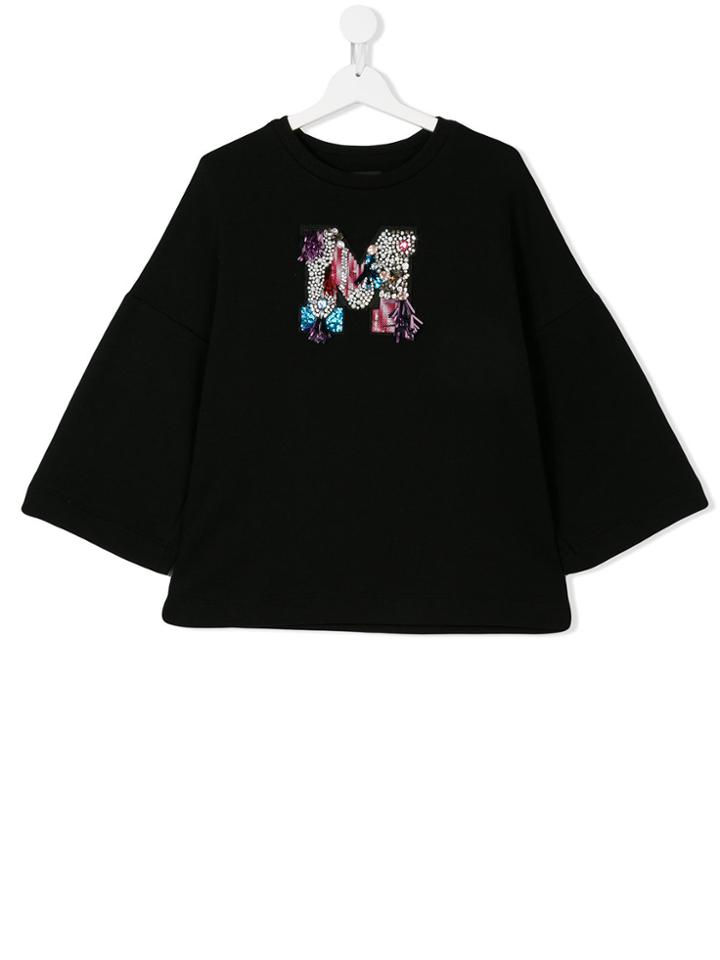 Marco Bologna Kids Teen Embellished M Sweatshirt - Black