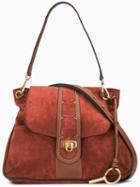 Chloé 'lexa' Tote, Women's, Cotton/calf Leather/calf Suede
