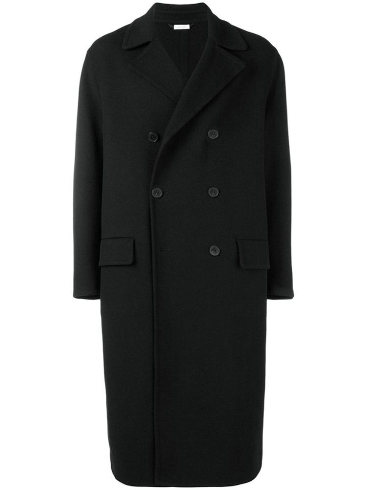 Jil Sander Radetzky Double-breasted Coat - Black