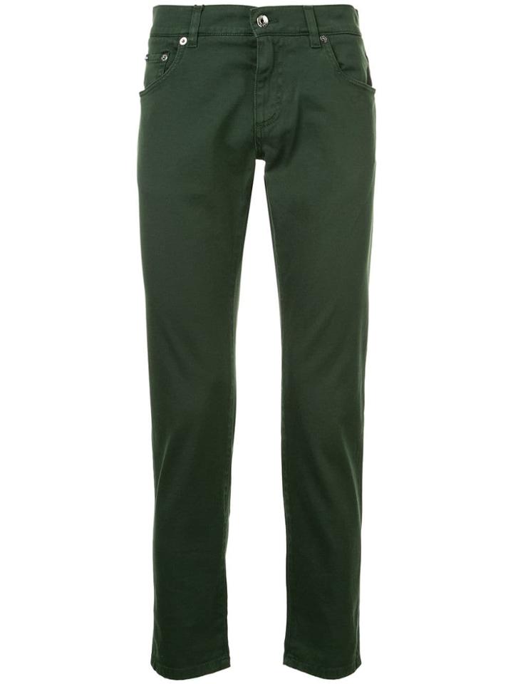 Dolce & Gabbana Slim-fit Trousers - Green