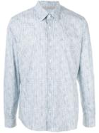 Gieves & Hawkes Checked Cotton Shirt - Blue