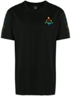 Marcelo Burlon County Of Milan Black Multicolour Logo T-shirt